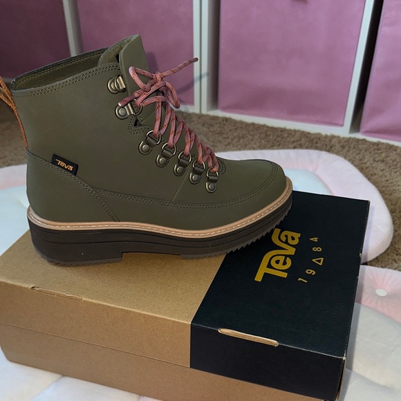 Teva Shoes - Teva Women's Olive Lace-Up Boots